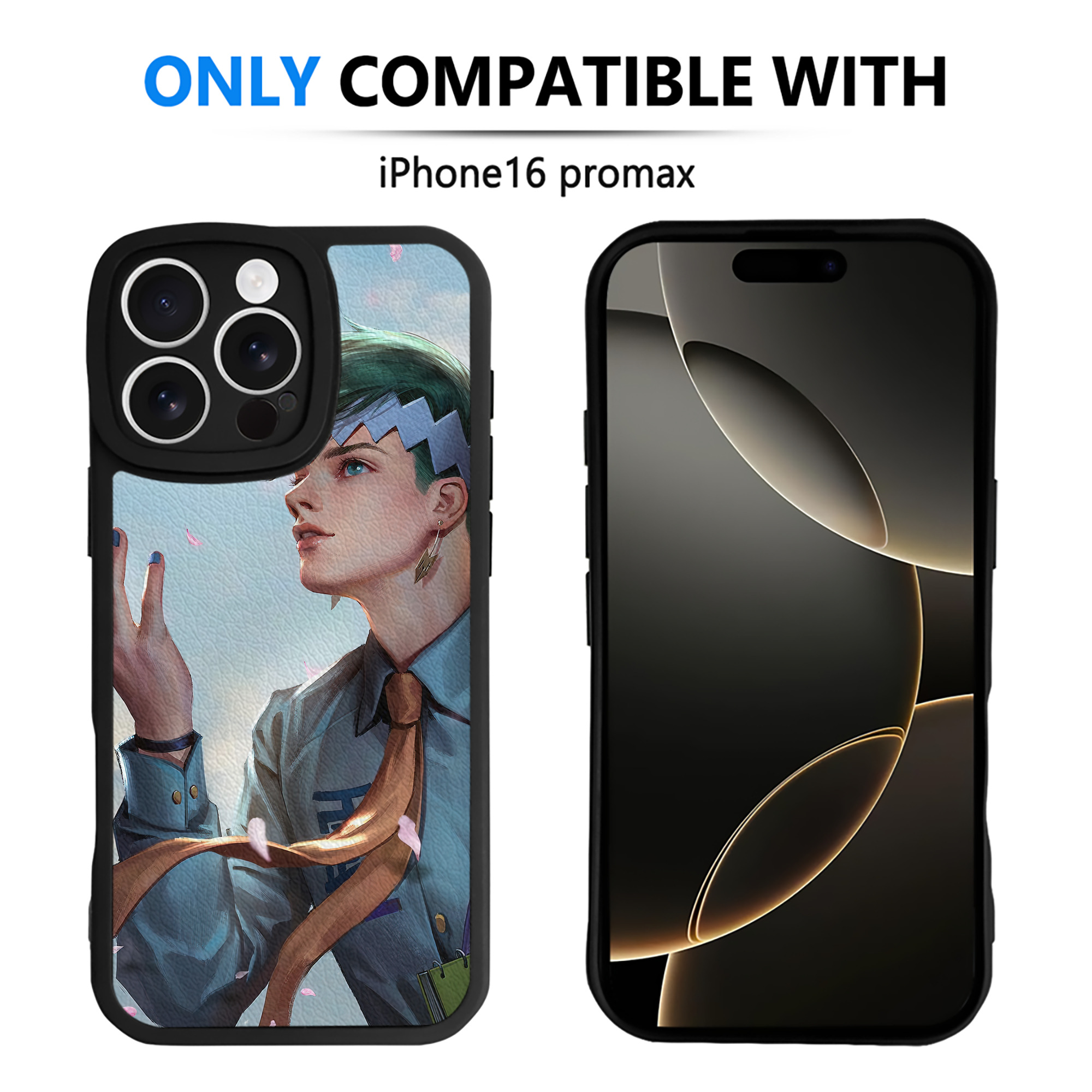 （画像用） ジョジョの奇妙な冒険 JoJo's Bizarre Adventure 【iPhone 16シリーズ対応】シリコンスマホケース（レザー調） 材質：シリコン